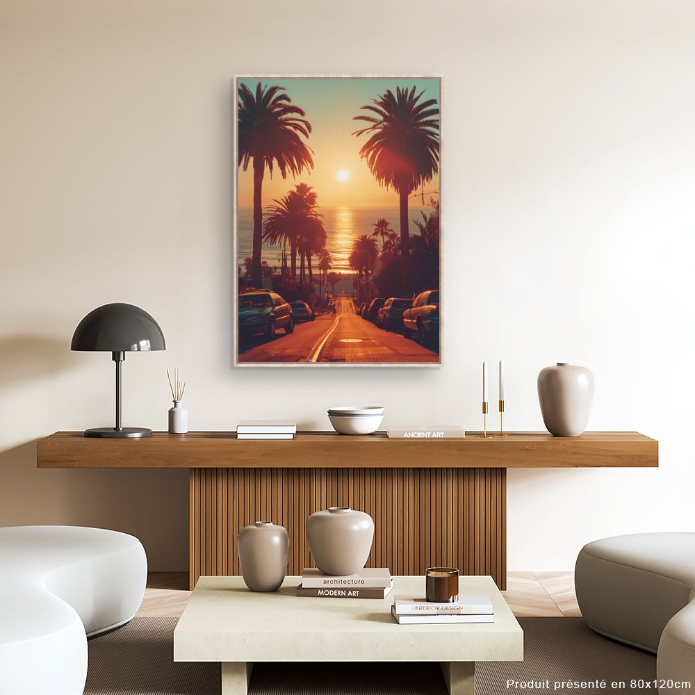 Schilderij "Magische zonsondergang"