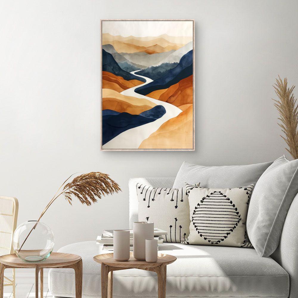 Toile Paysage apaisant – toile cadre naturel (slide 1, 60×90)