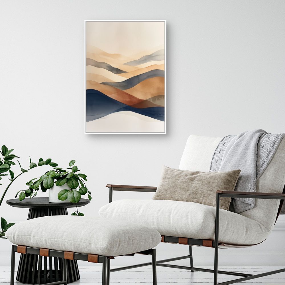 Toile "Paysages ondulants"