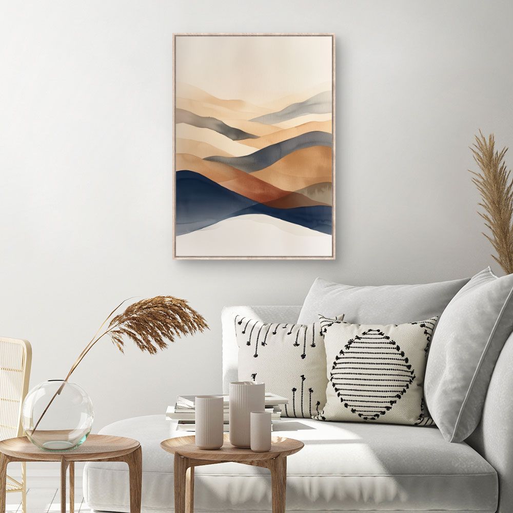Toile Paysages ondulants – toile cadre naturel (slide 1, 60×90)