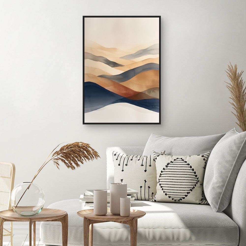 Toile "Paysages ondulants"