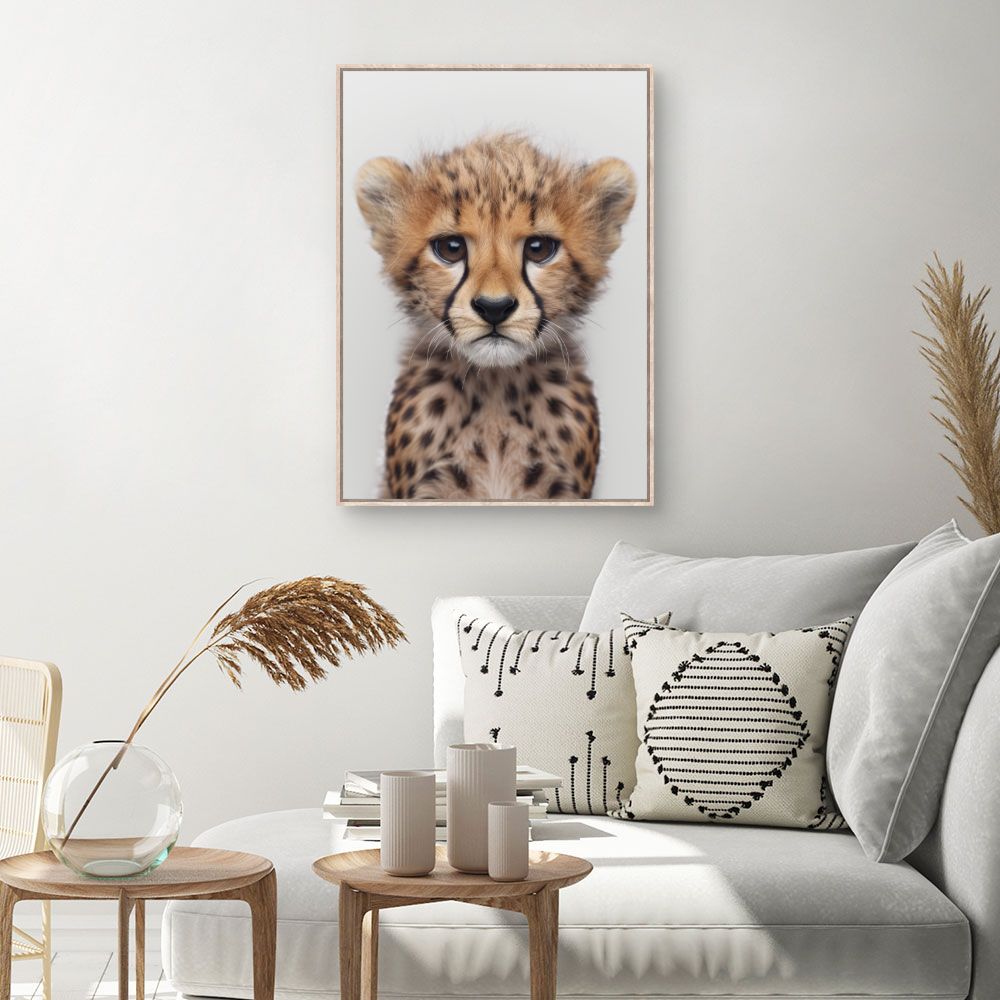 Toile Regard attendrissant – toile cadre naturel (slide 1, 60×90)