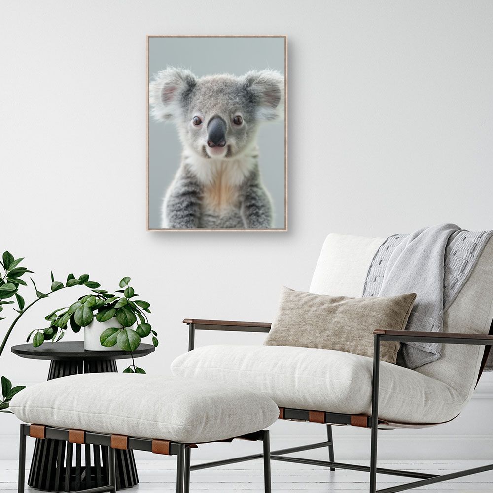 Toile "Adorable koala regard"