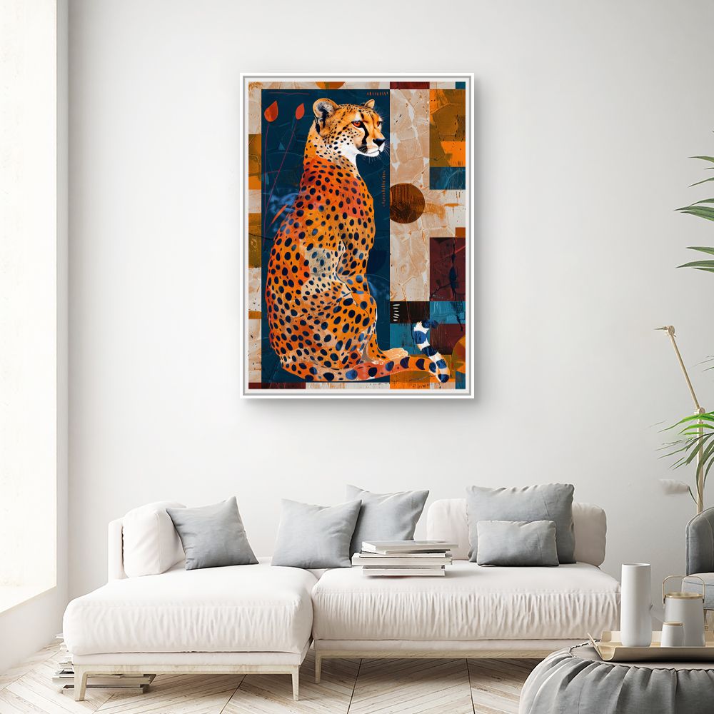 Toile "Éclat de guépard"