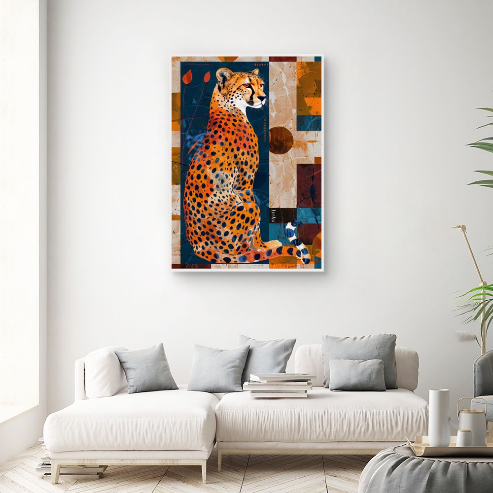 Toile "Éclat de guépard"