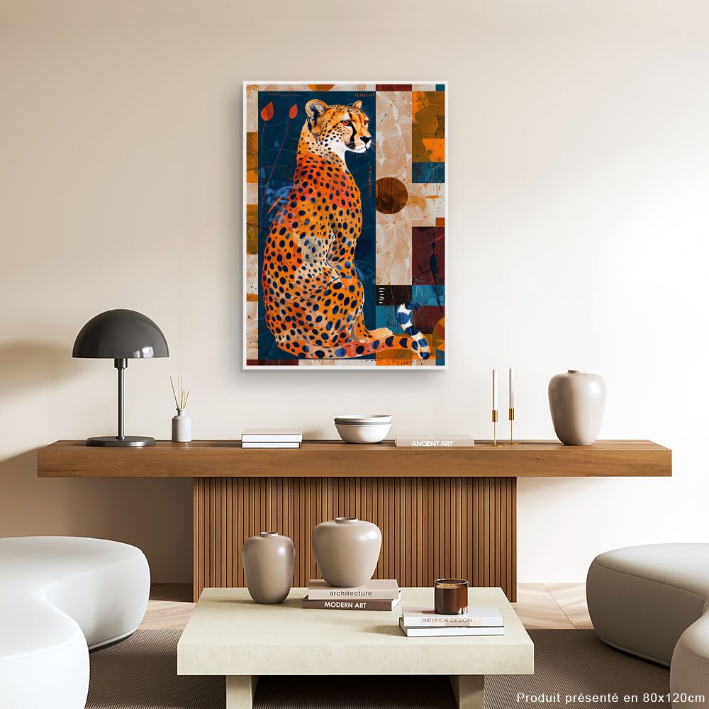 Toile "Éclat de guépard"
