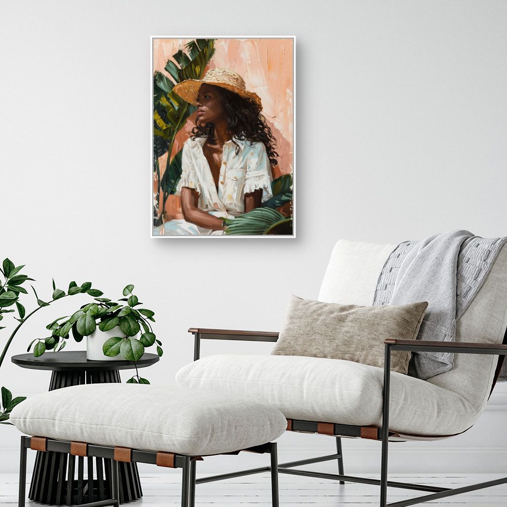 Toile "Élégance estivale"