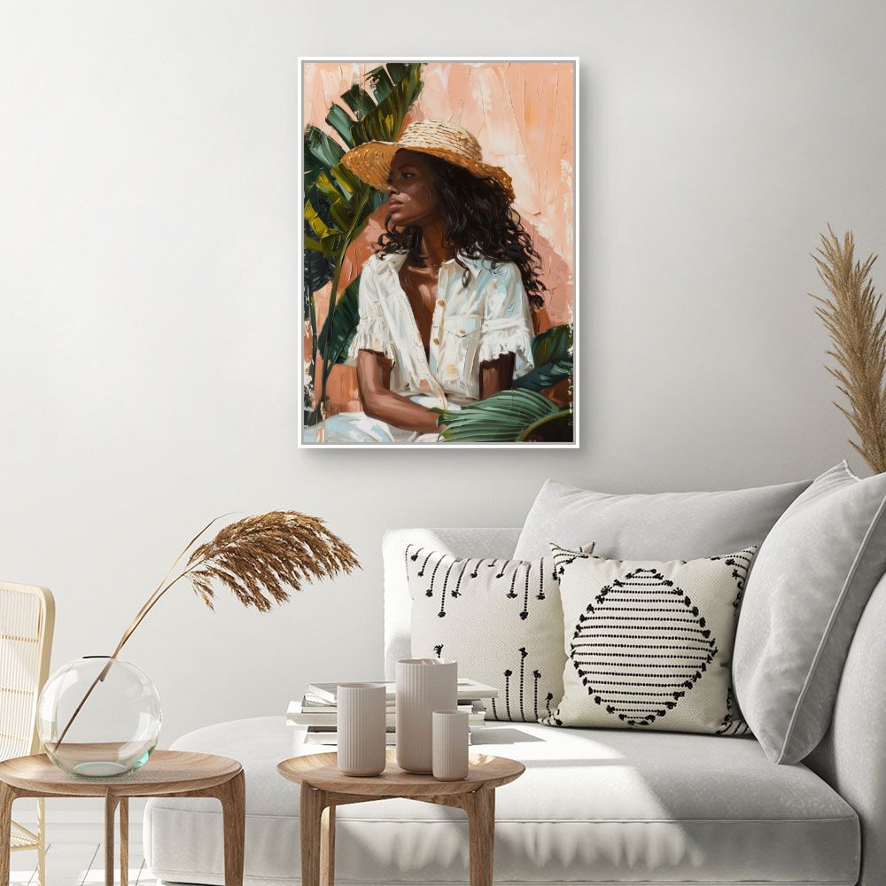 Toile "Élégance estivale"