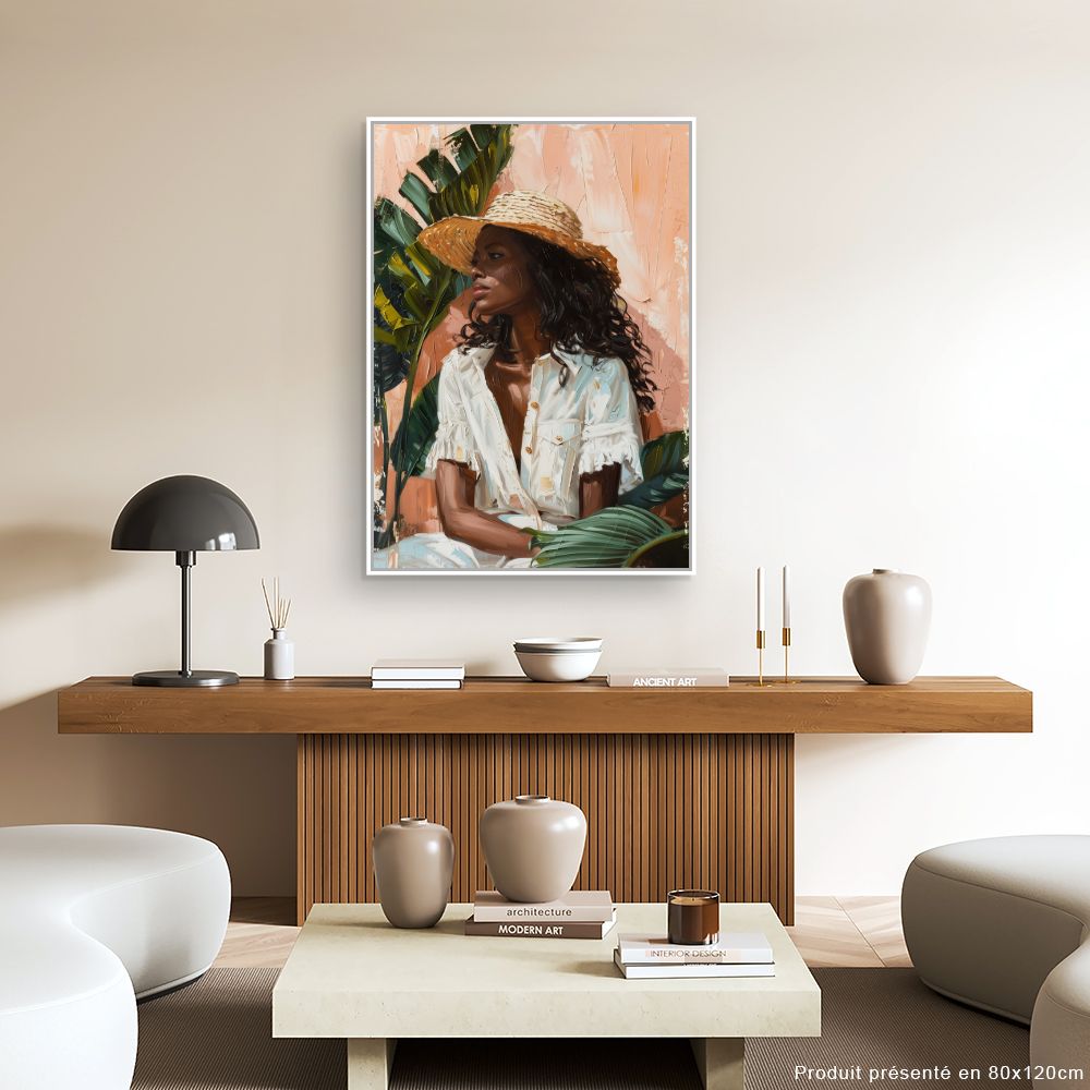 Toile "Élégance estivale"