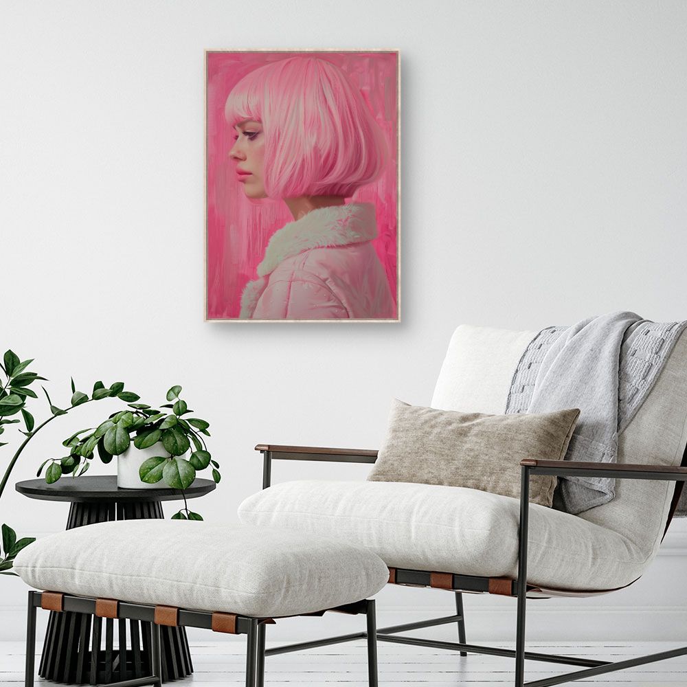 Toile "Portrait audacieux"