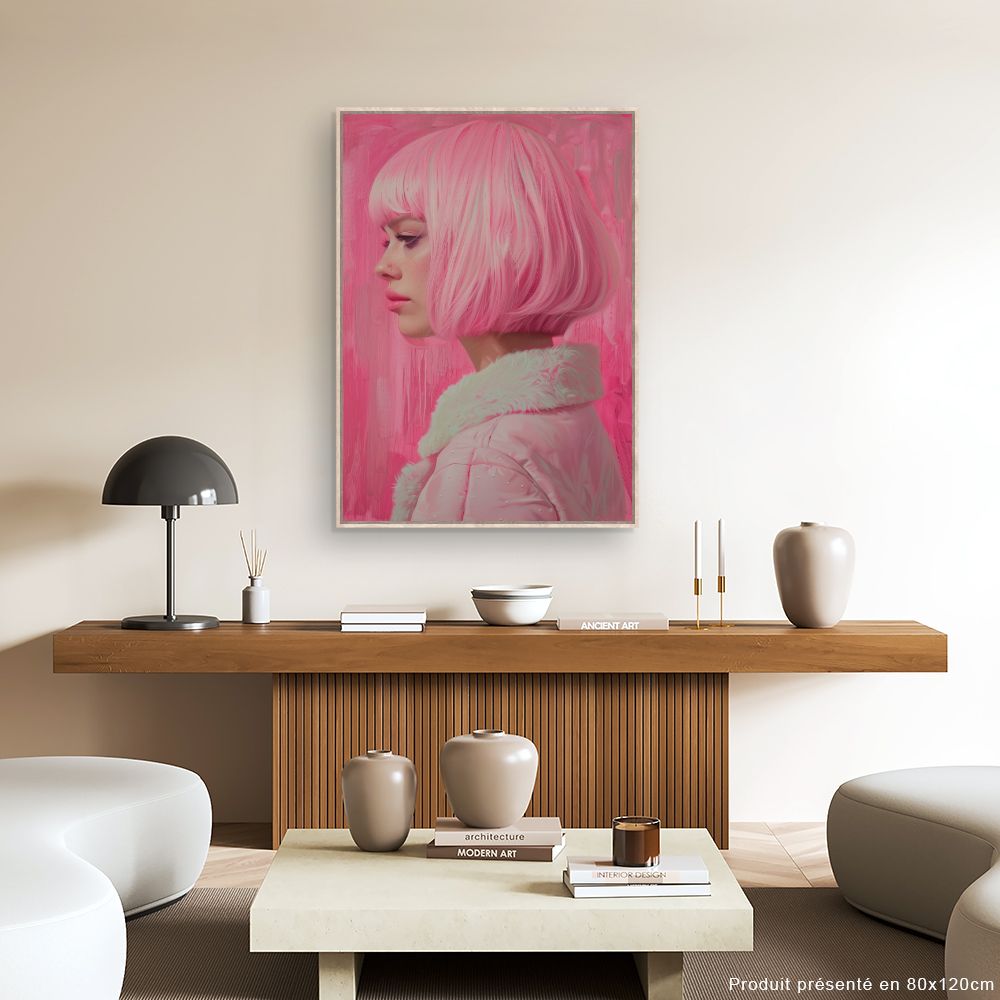 Toile "Portrait audacieux"