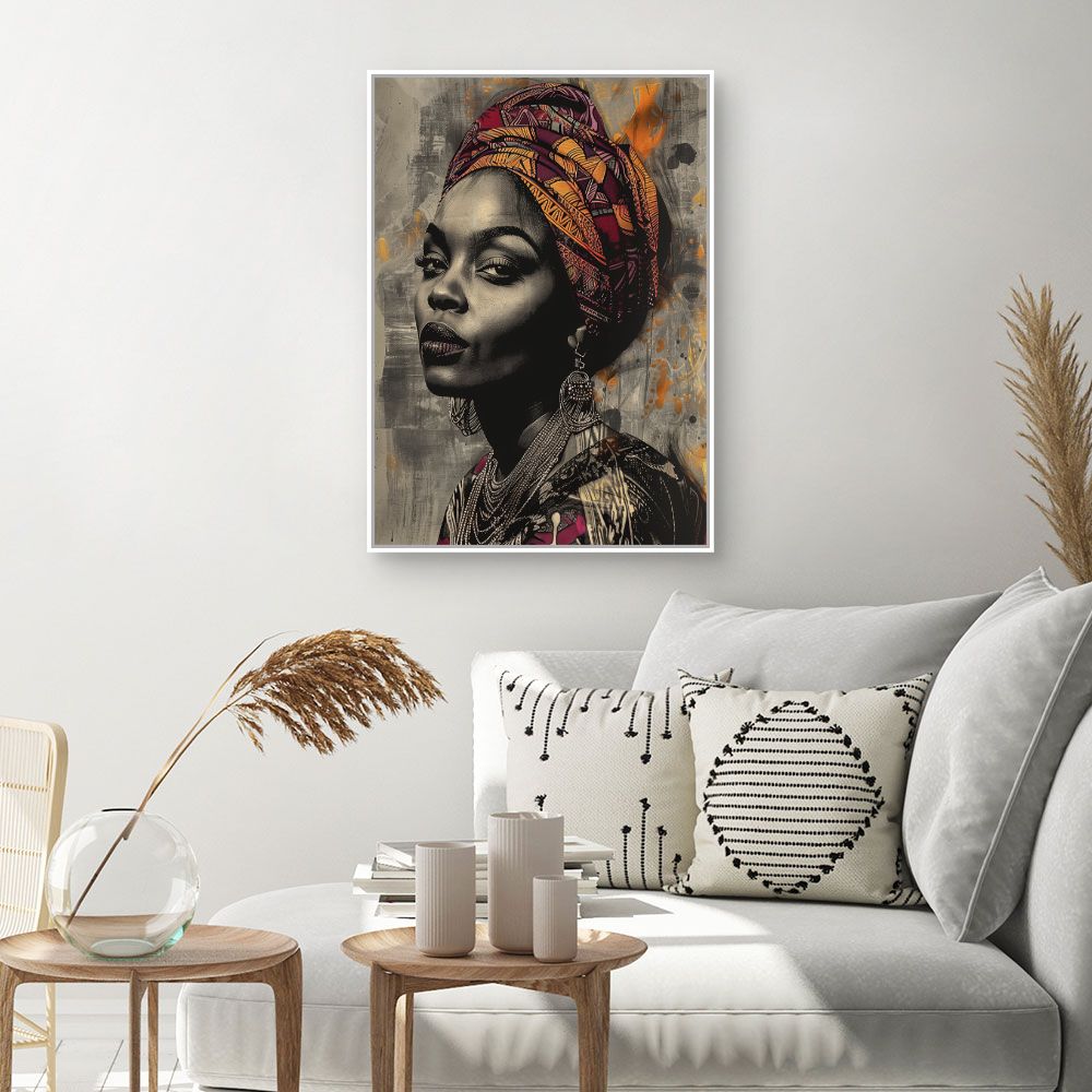 Doek "Elegant portret"