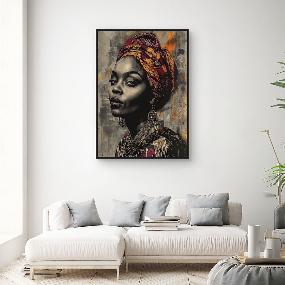 Doek "Elegant portret"