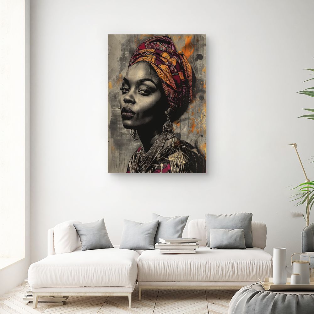 Doek "Elegant portret"