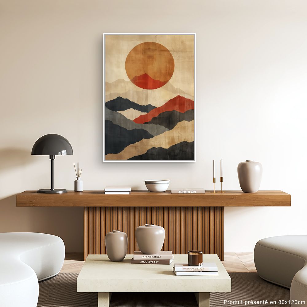 Schilderij "Zonsondergang"