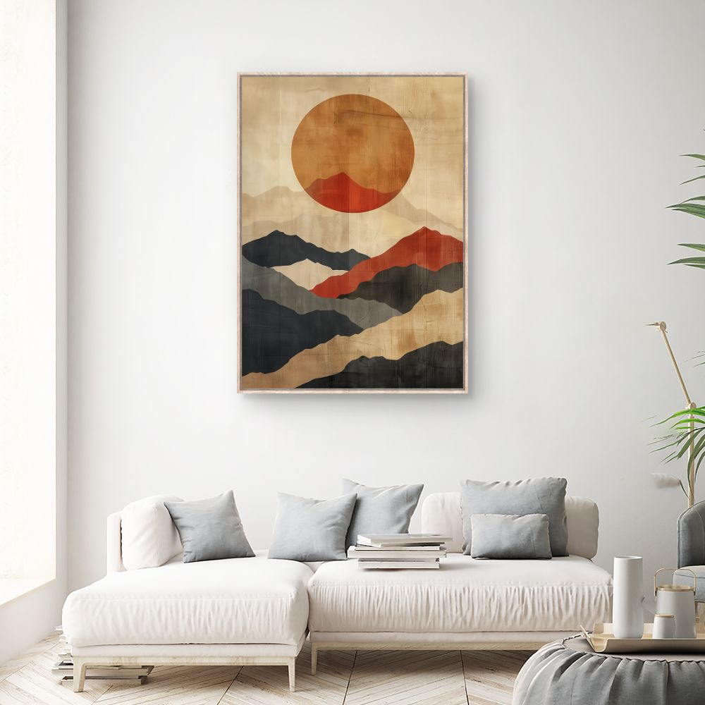 Schilderij "Zonsondergang"