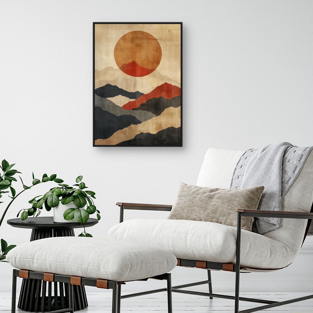 Schilderij "Zonsondergang"