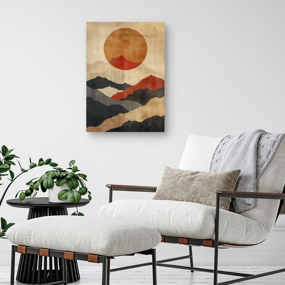 Schilderij "Zonsondergang"