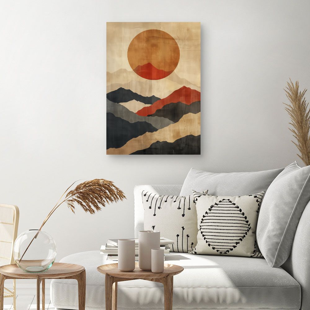 Schilderij "Zonsondergang"