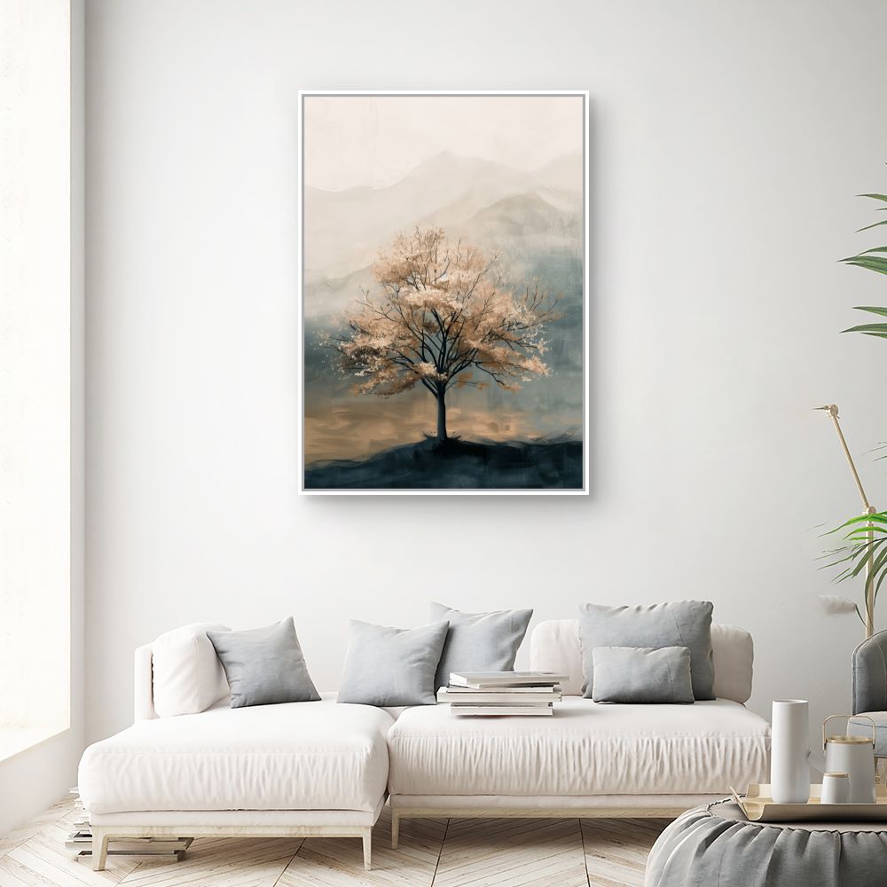 Schilderij "Majestueuze eenzame boom"