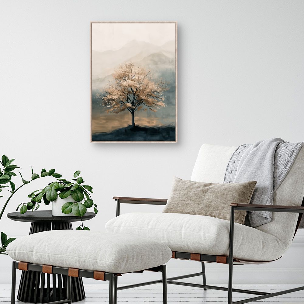 Schilderij "Majestueuze eenzame boom"