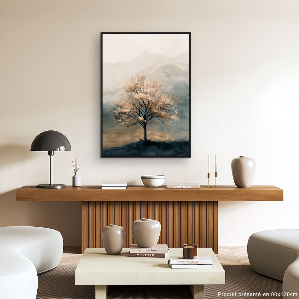 Schilderij "Majestueuze eenzame boom"