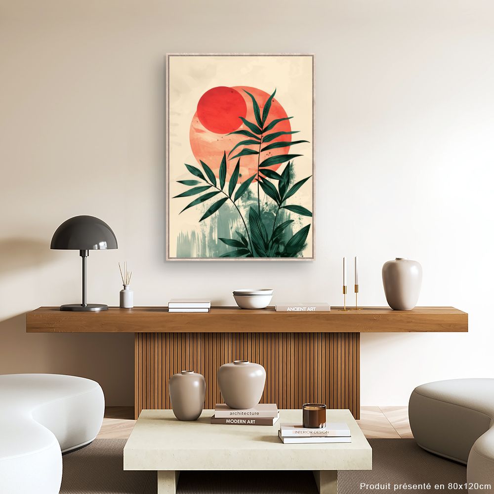 Toile "Feuillage solaire"