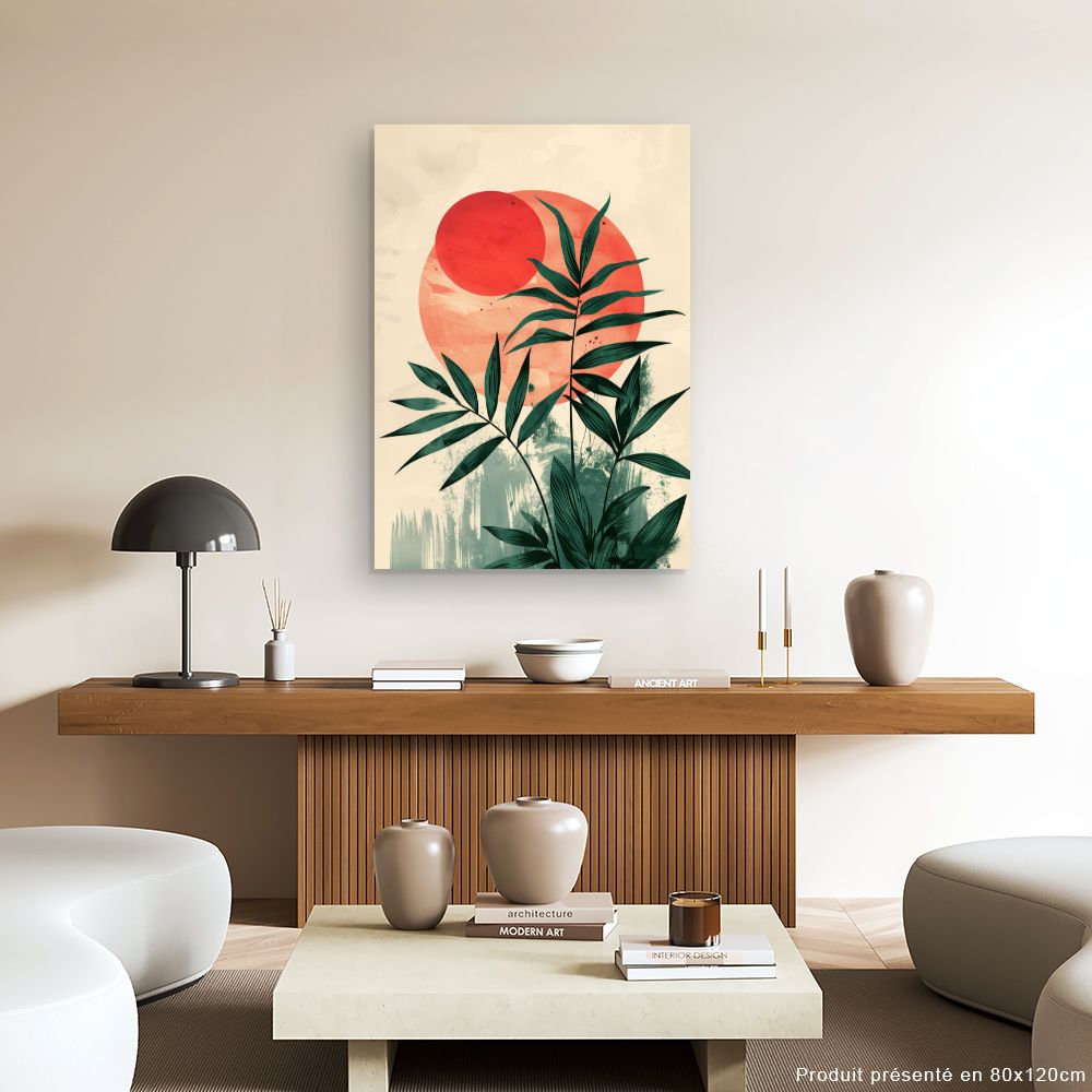 Toile "Feuillage solaire"