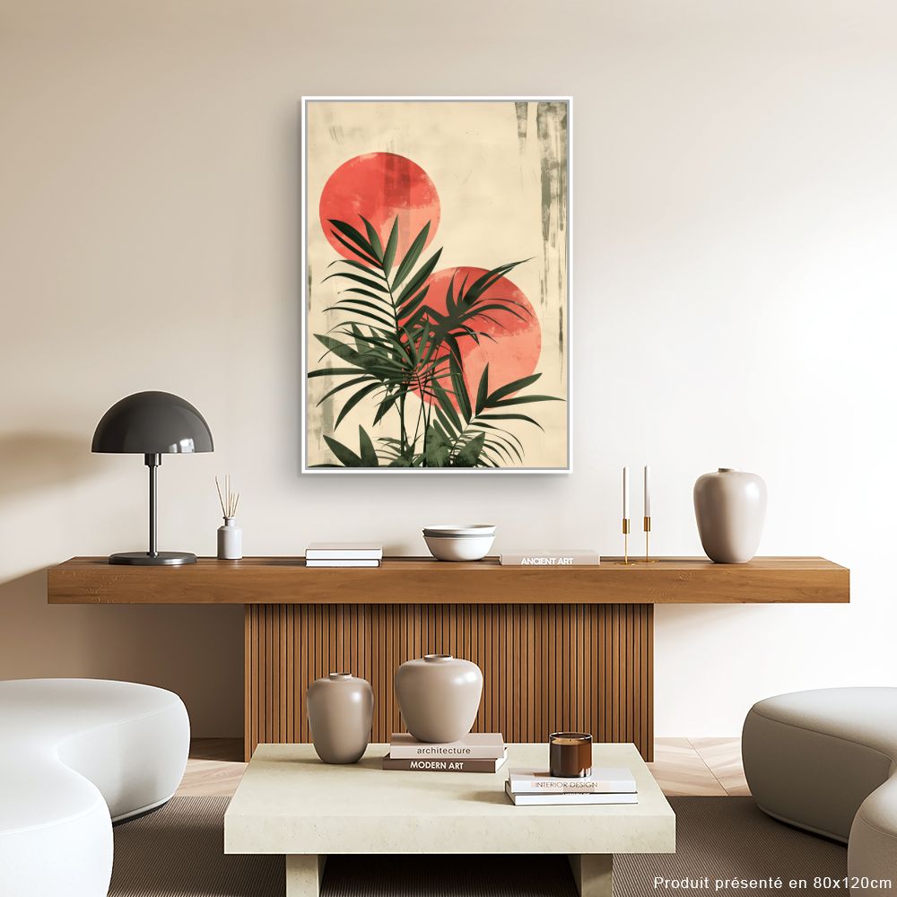 Toile "Palmiers exotiques"