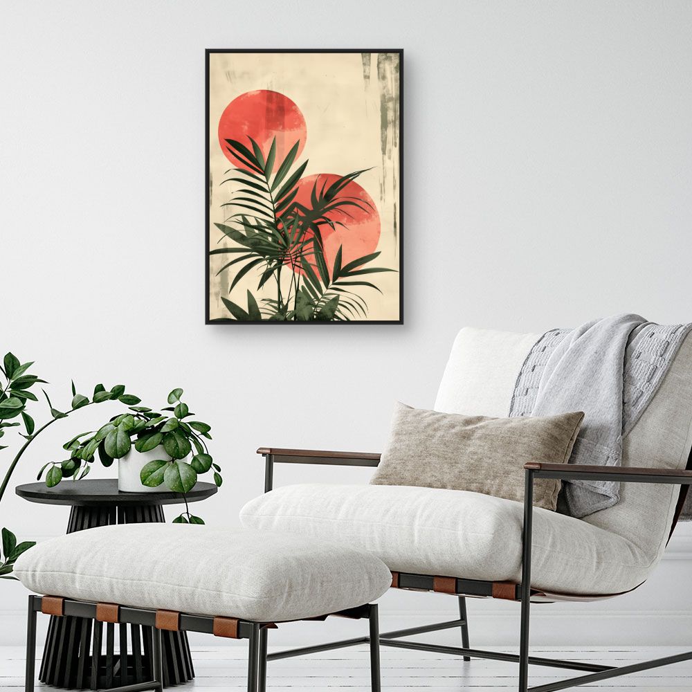 Toile "Palmiers exotiques"