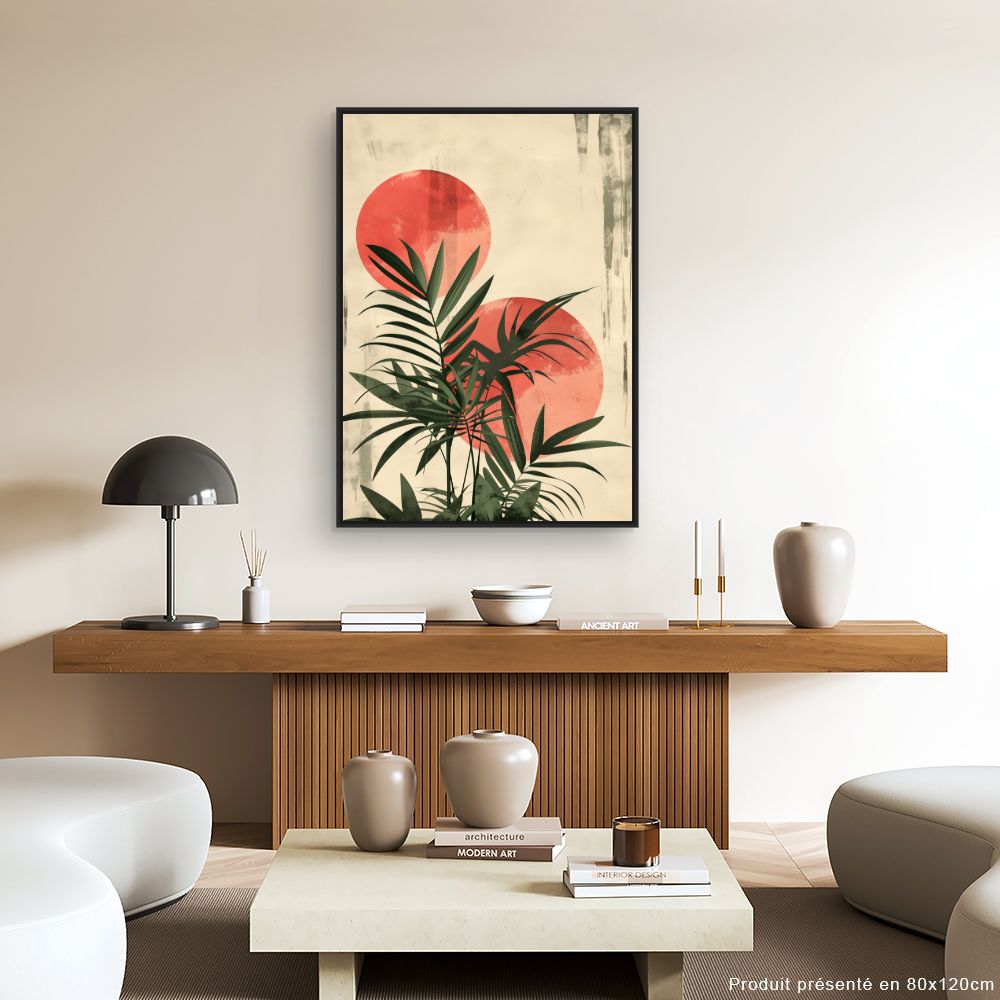 Toile "Palmiers exotiques"