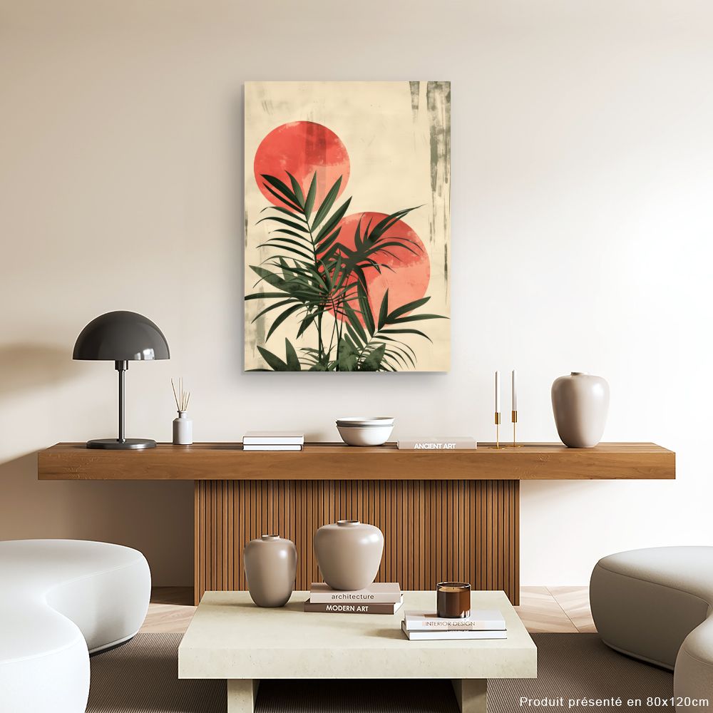 Toile "Palmiers exotiques"