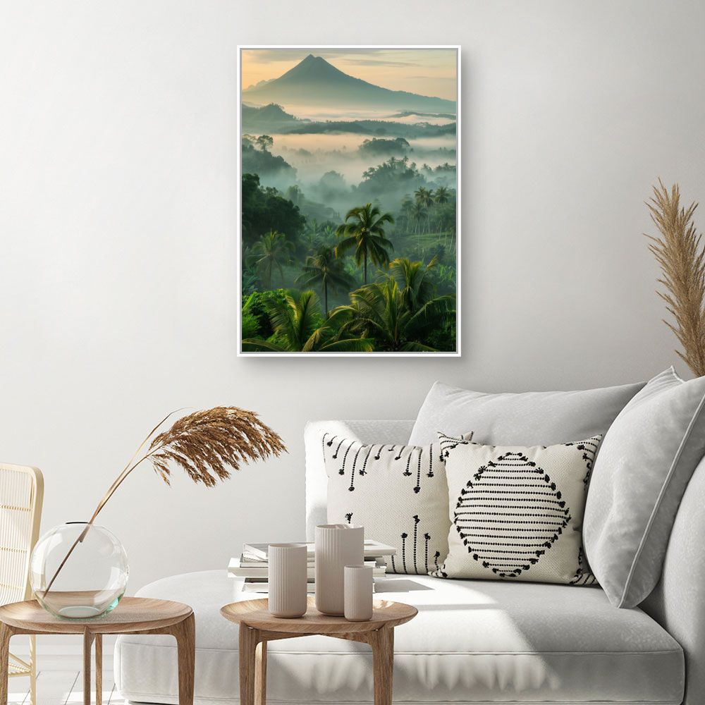 Schilderij "Exotisch tropisch landschap"