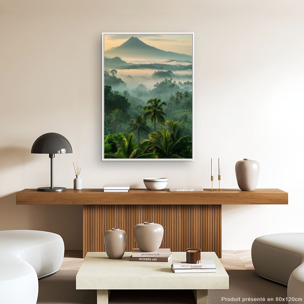 Schilderij "Exotisch tropisch landschap"