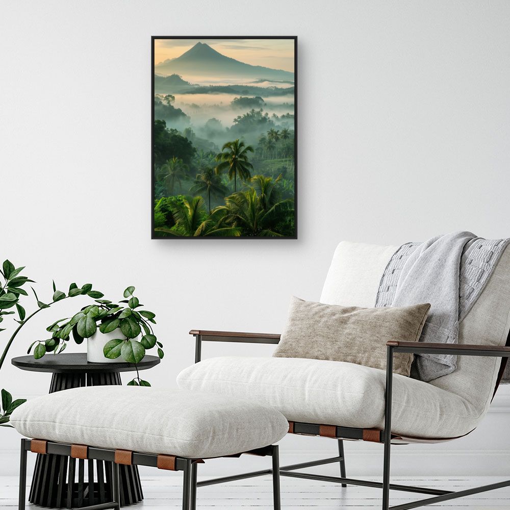 Schilderij "Exotisch tropisch landschap"