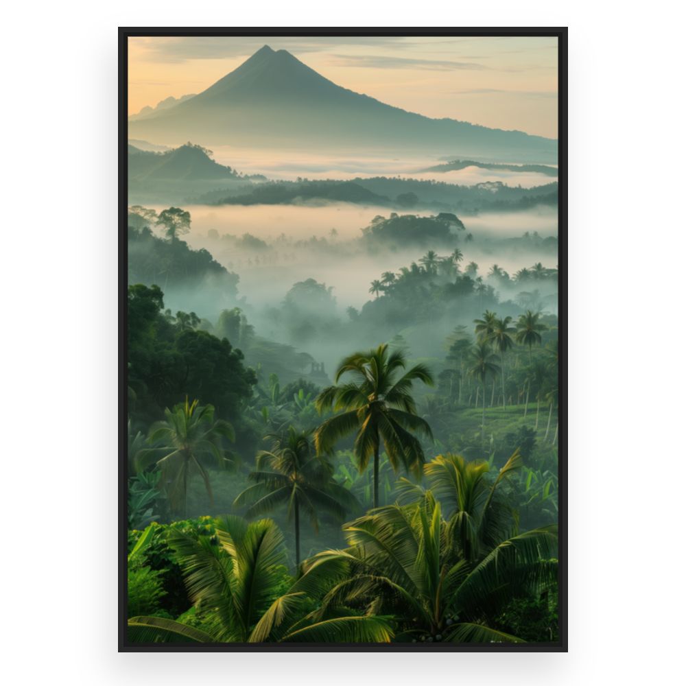 Toile Paysage tropical exotique – toile cadre noir (slide 3)
