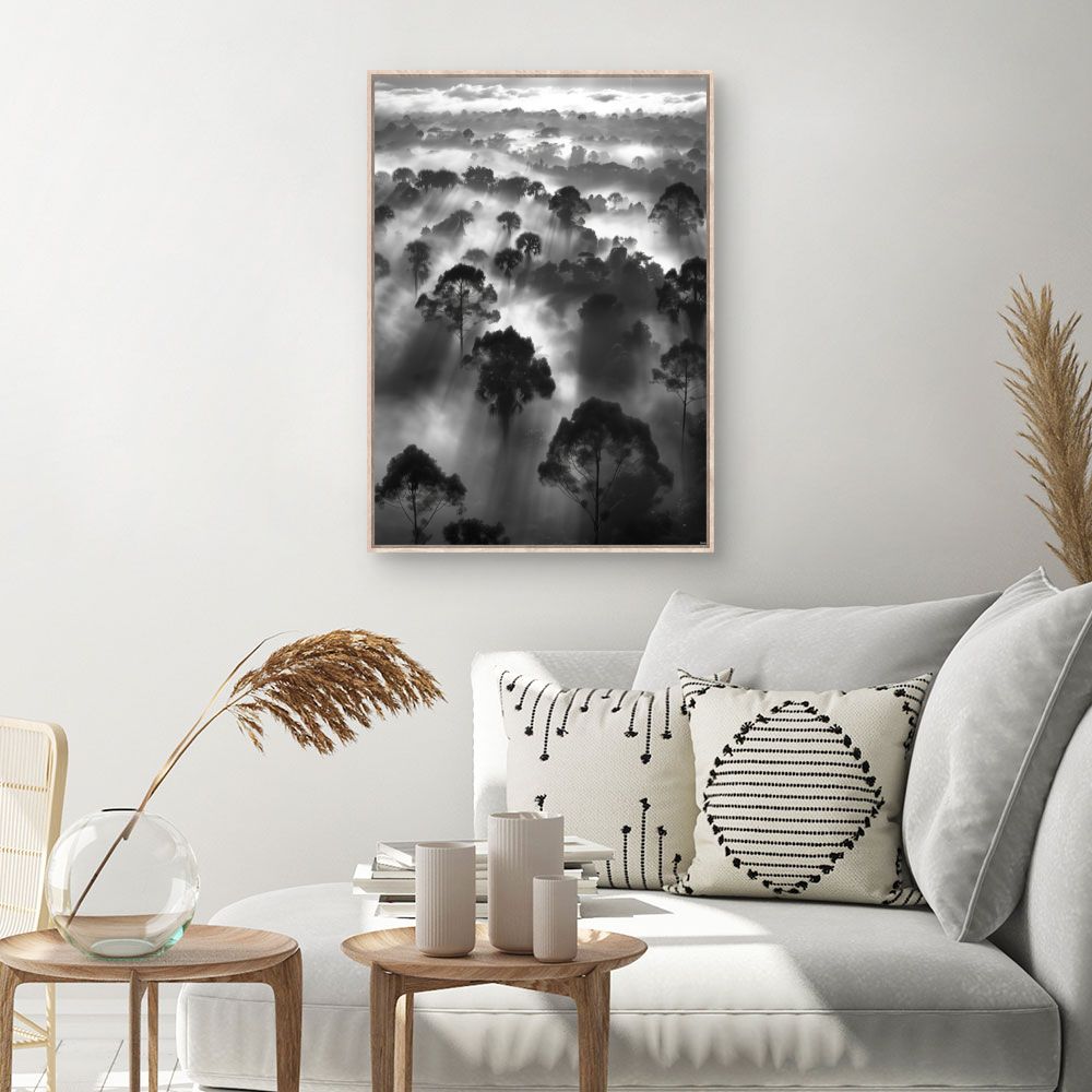 Toile Forêt mystique – toile cadre naturel (slide 1, 60×90)