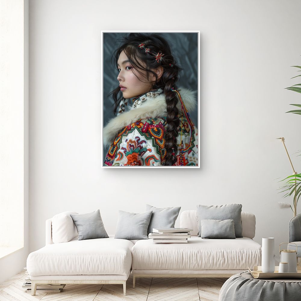 Toile "Élégance bohème"