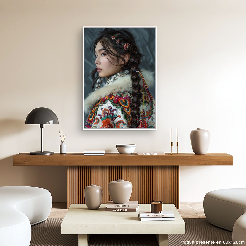 Toile "Élégance bohème"