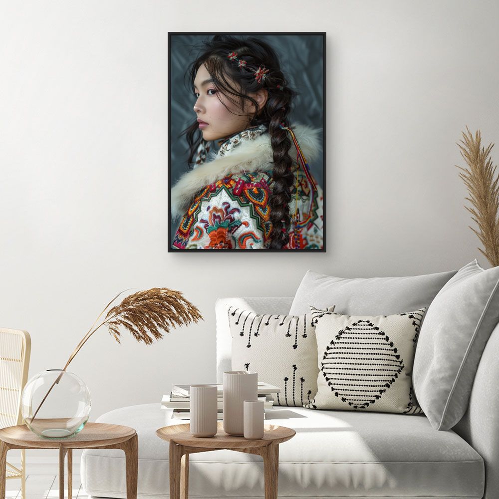 Toile "Élégance bohème"