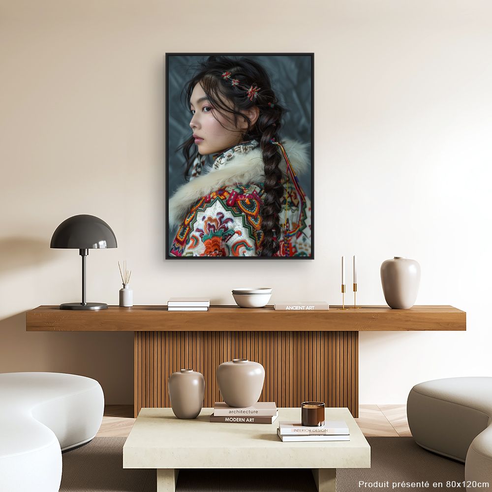 Toile "Élégance bohème"