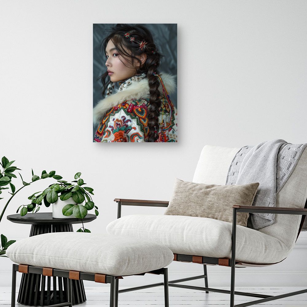 Toile "Élégance bohème"