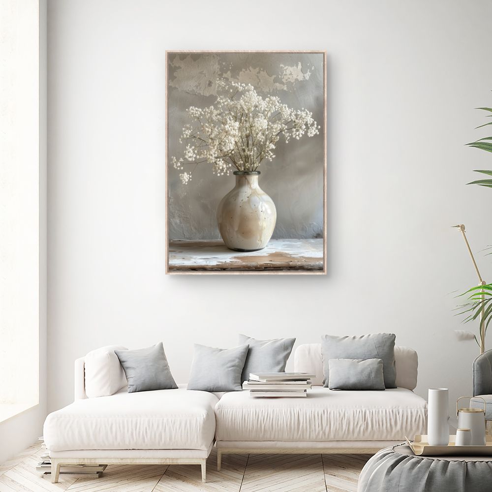 Toile "Vase floral élégant"