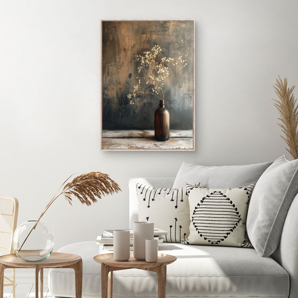 Toile Nature morte élégante – toile cadre naturel (slide 1, 60×90)