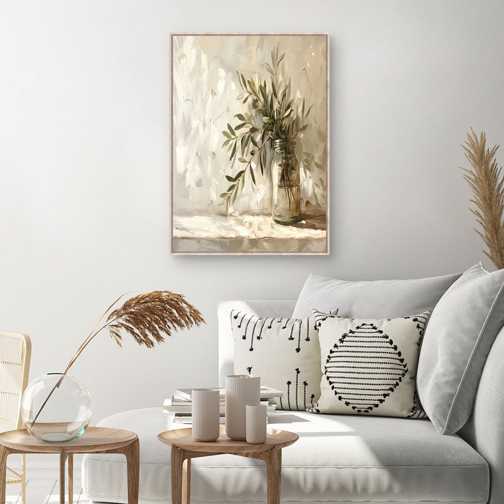 Toile Nature morte élégante – toile cadre naturel (slide 1, 60×90)