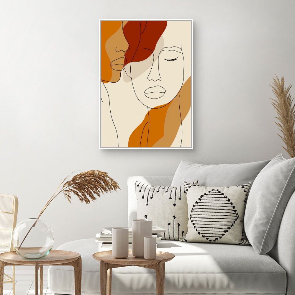 Schilderij "Elegante gezichten"