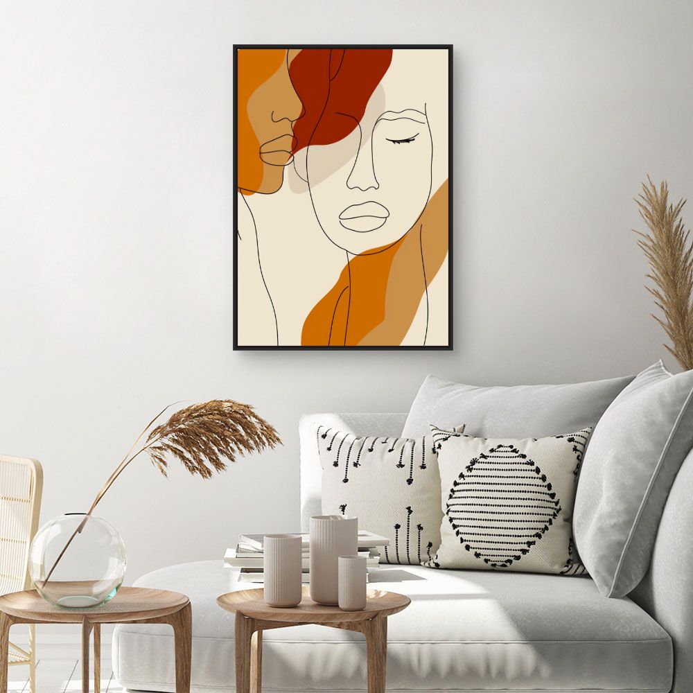 Schilderij "Elegante gezichten"