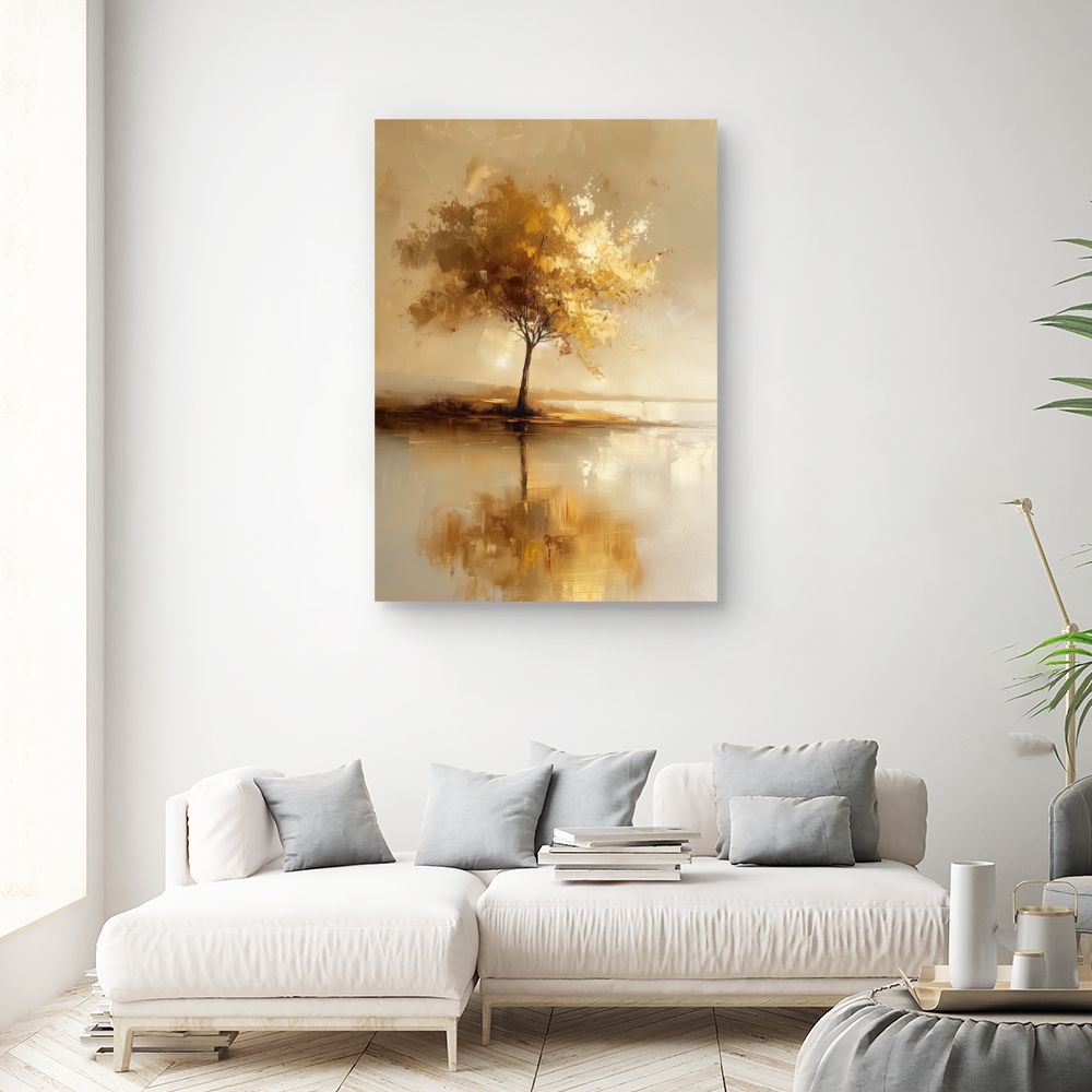 Schilderij "Gouden boom"