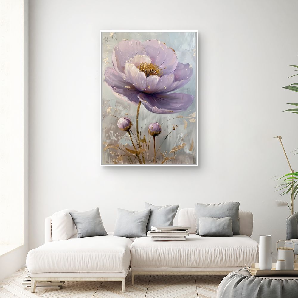 Toile "Fleur majestueuse"