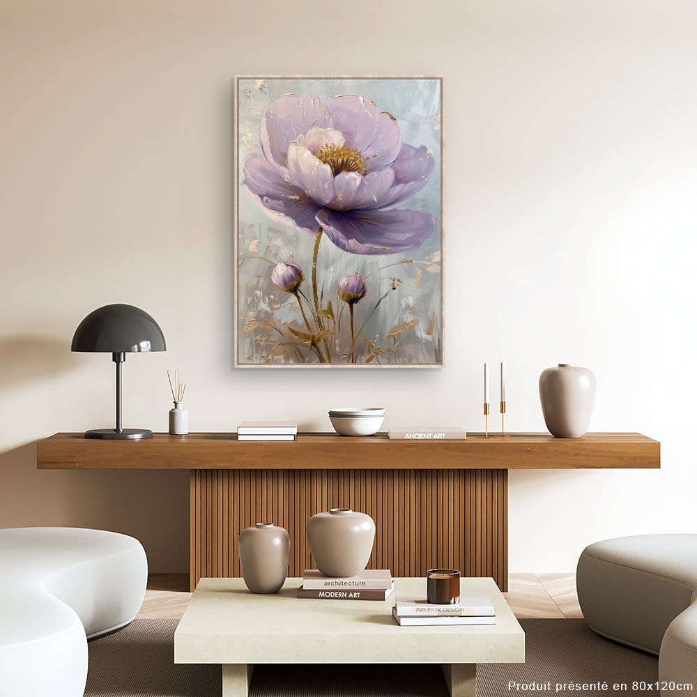 Toile "Fleur majestueuse"